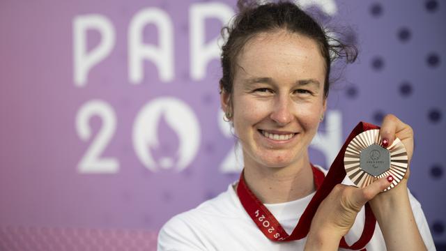 La Suisse cartonne aux Jeux paralympiques: interview de Flurina Rigling, médaillée de bronze en cyclisme sur piste [Keystone - Ennio Leanza]