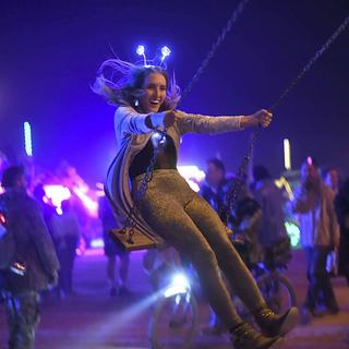 Symbole de la contre-culture, le mythique festival Burning Man est en perte de vitesse (photo d'illustration). [The Reno Gazette-Journal via AP Photo / KEYSTONE - Andy Barron]