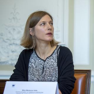 Marianne Halle, déléguée à l'intégration à l'Université de Genève. [Keystone - Martial Trezzini]