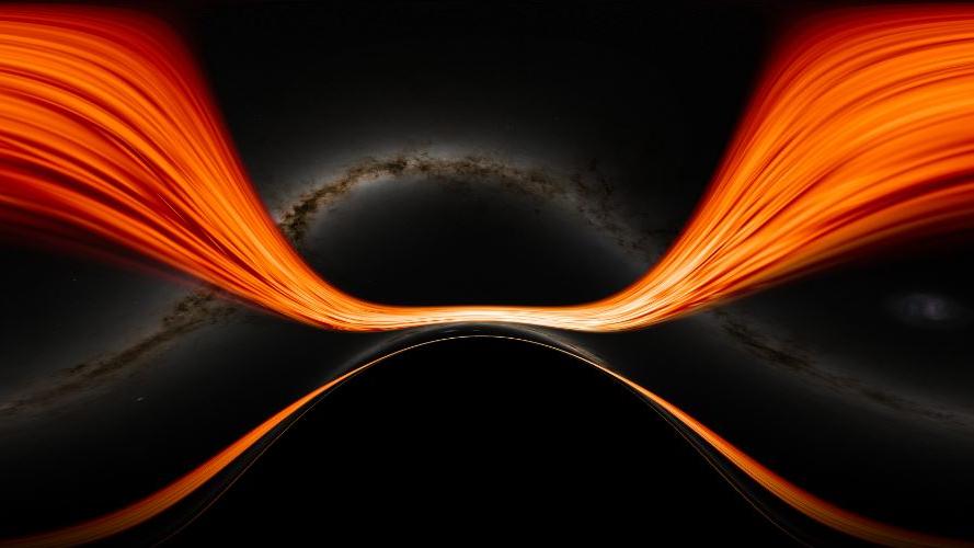 La NASA a modélisé ce à quoi ressemblerait une plongée sans retour dans un trou noir supermassif. [NASA's Goddard Space Flight Center - J. Schnittman and B. Powell & al.]