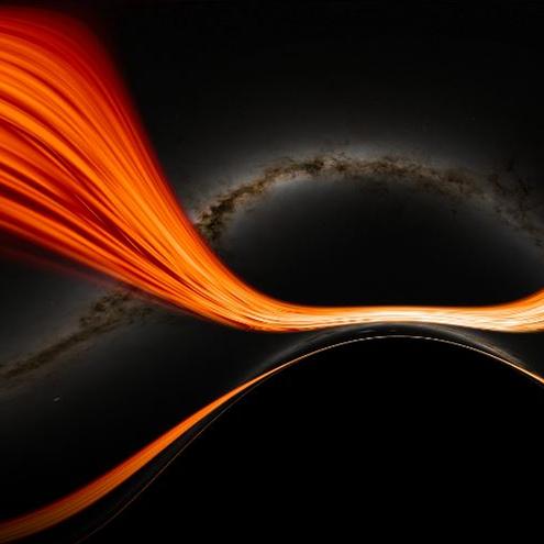 La NASA a modélisé ce à quoi ressemblerait une plongée sans retour dans un trou noir supermassif. [NASA's Goddard Space Flight Center - J. Schnittman and B. Powell & al.]