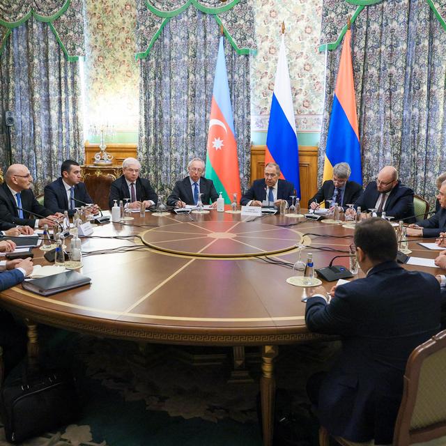 Moscou menace la Suisse de délocaliser les discussions actuellement à Genève sur le Karabakh (image d'illustration). [Russian Foreign Ministry vie Reuters]
