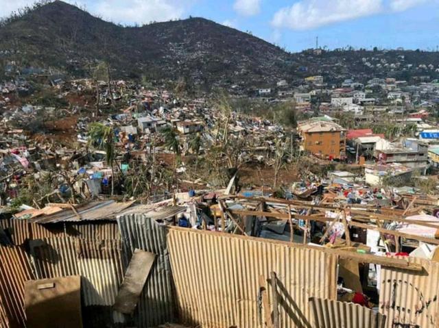 Le cyclone Chido a détruit de très nombreuses habitations à Mayotte [AFP - Daniel Mouhamadi]