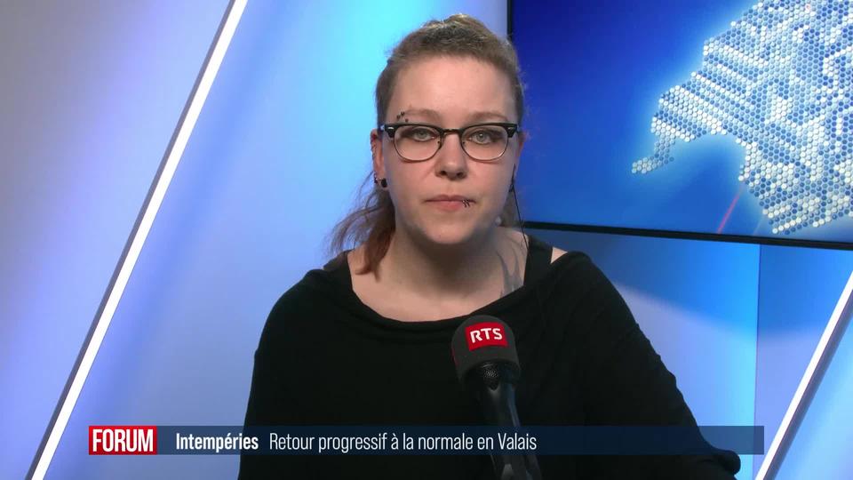 En Valais, retour progressif à la normale après les crues de vendredi et samedi