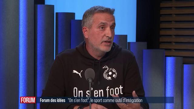 Interview de Jean-Marie Perret, président du FC Épalinges. [RTS]
