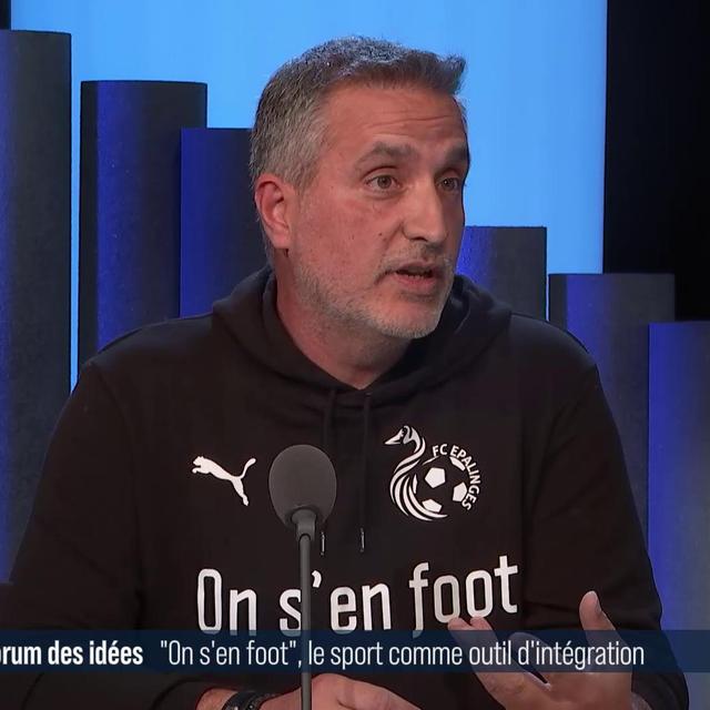 Interview de Jean-Marie Perret, président du FC Épalinges. [RTS]