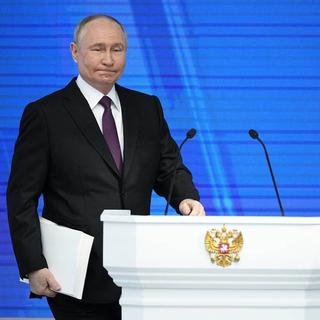 Vladimir Poutine s'est adressé à la population russe jeudi. [Keystone]