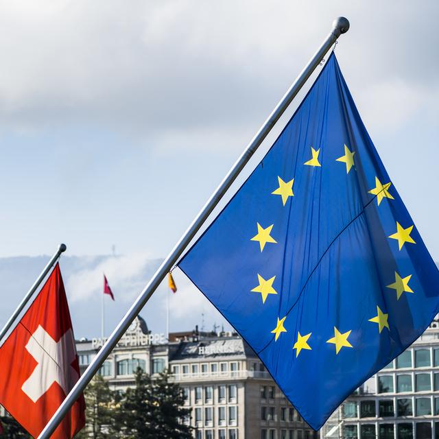 un quart de la population suisse est concernée par les élections européennes. [KEYSTONE - JEAN-CHRISTOPHE BOTT]
