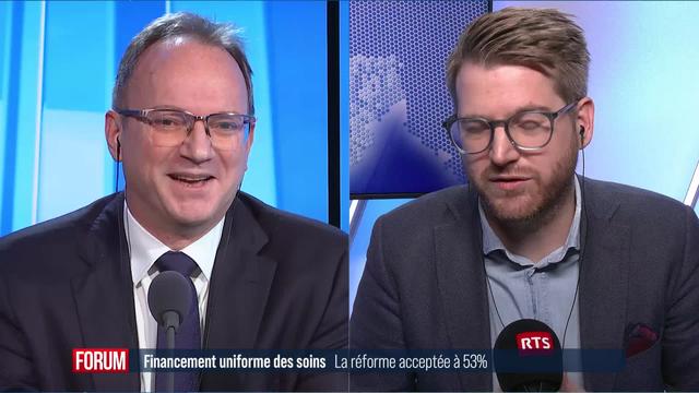 La réforme des soins impliquera davantage les assureurs: débat entre Baptiste Hurni et Thomas Bläsi (vidéo)