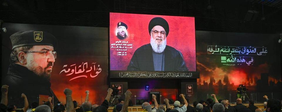 L'armée israélienne a annoncé samedi avoir "éliminé" le chef du Hezbollah Hassan Nasrallah. [Keystone]