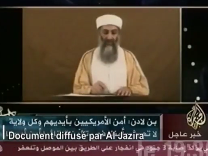 Oussama Ben Laden menace à nouveau les Etats-Unis dans une vidéo. [rts]