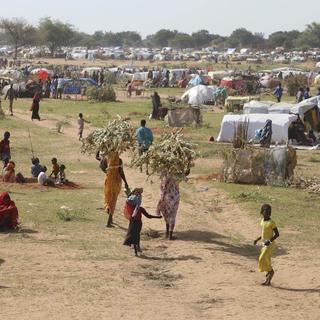 Le Tchad a déclaré l'"état d'urgence alimentaire" vendredi, face à. l'afflux de réfugiés soudanais. [Keystone]