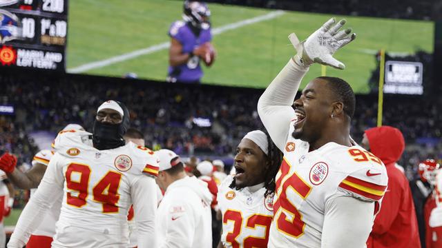 La joie des Chiefs après leur succès. [Mike Buscher]