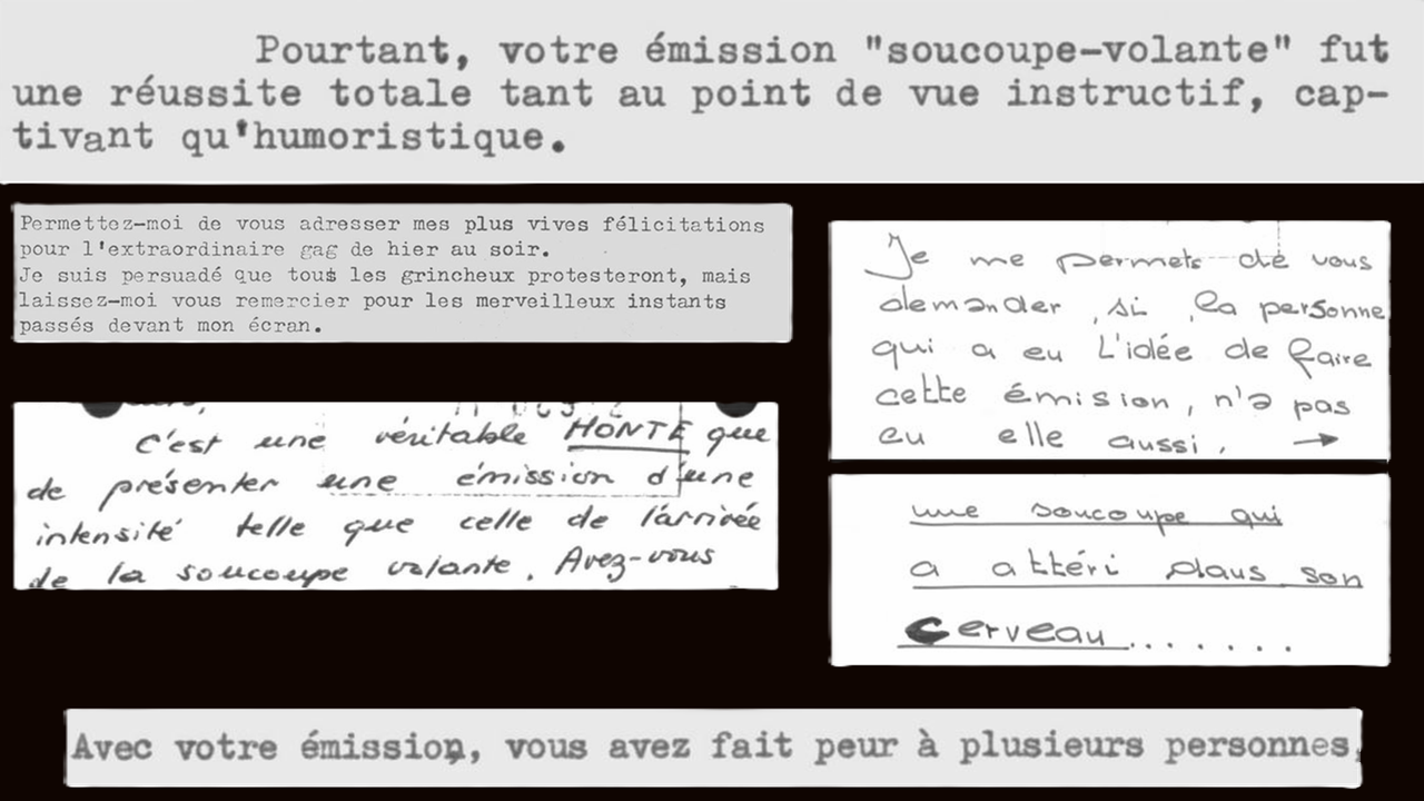 Courrier des téléspectateurs après le canular [RTS]