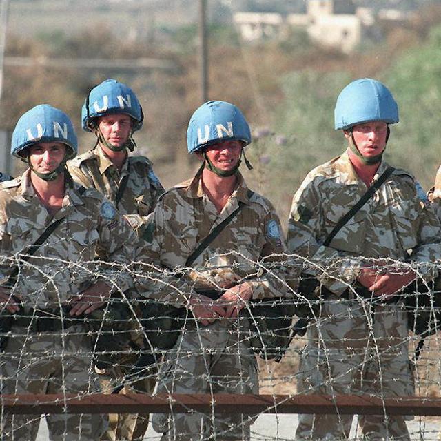 Casques Bleus à Chypre [AFP - Patrick Baz]