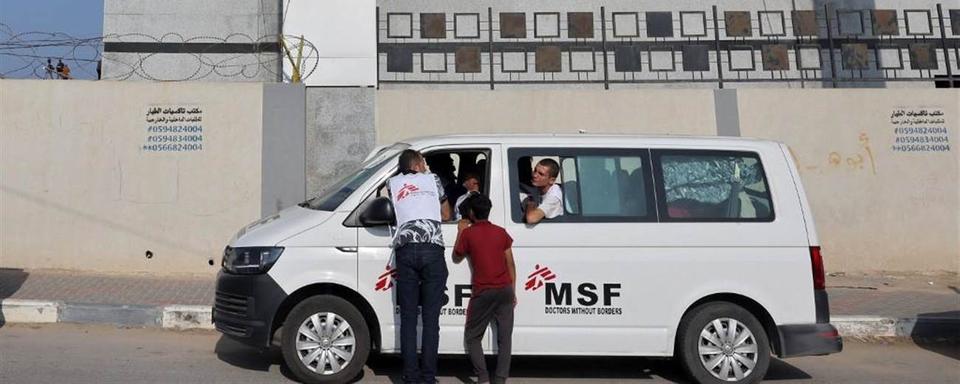 MSF dénonce "le choix politique" d'Israël de cibler des organisations humanitaires à Gaza. [AFP]