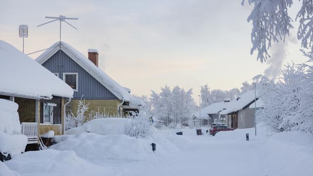 En Suède, le thermomètre a affiché des températures inférieures à -40°C. [AP / Keystone - Emma-Sofia Olsson]