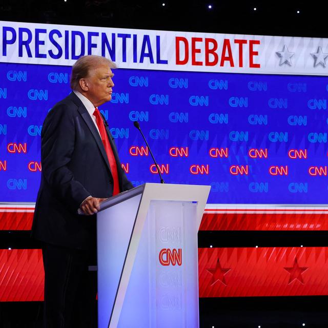 Le premier débat entre Donald Trump et Joe Biden avant l'élection présidentielle a eu lieu à Atlanta. [REUTERS - Brian Snyder]
