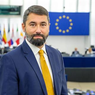 Balasz Hidvégui, chef des élus Fidesz au Parlement européen. [Fidesz]