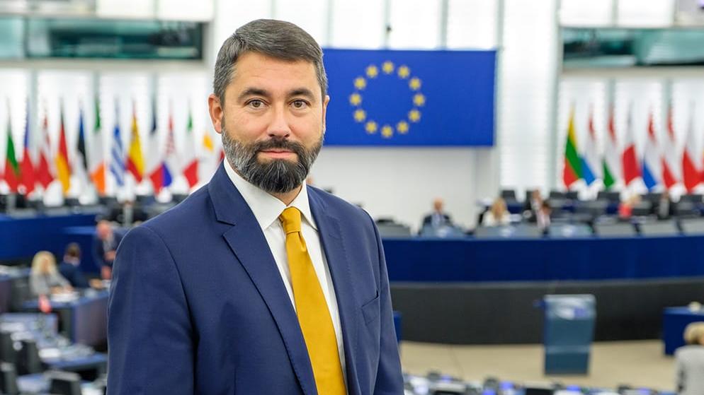 Balasz Hidvégui, chef des élus Fidesz au Parlement européen. [Fidesz]