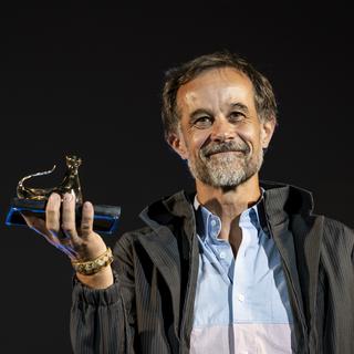 Le réalisateur suisse Claude Barras au festival du film de Locarno en 2024. [Keystone - Jean-Christope Bott]