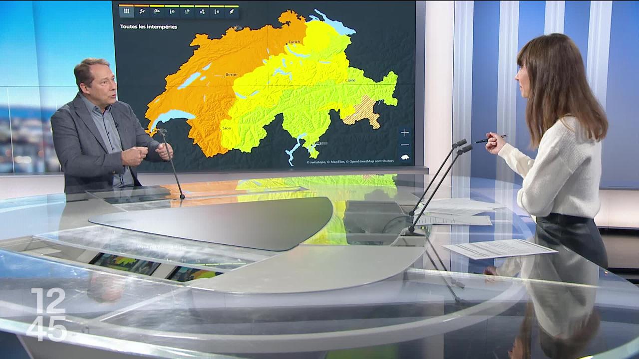 La Suisse est en alerte aux fortes précipitations. On fait le point avec vous Philippe Jeanneret, chef de notre service météo