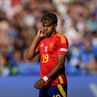Le prodige espagnol Lamine Yamal est le plus jeune footballeur à disputer un match lors d’un Euro. [keystone/AP Photo - Manu Fernandez]