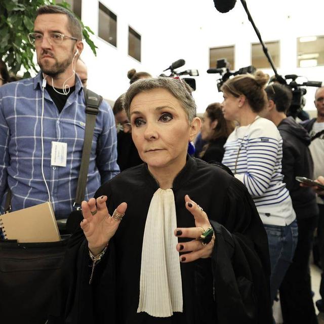 L'avocate de Dominique Pélicot, photographiée le 16 septembre 2024 à Avignon. [EPA/Keystone]