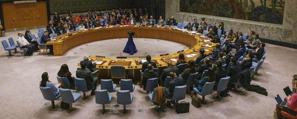 Les Etats-Unis ont empêché mardi le Conseil de sécurité de l'ONU d'exiger un cessez-le-feu à Gaza. [Keystone]