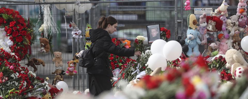 L'attentat de Moscou a fait au moins 137 morts. [Keystone - Maxim Shipenkov - EPA]