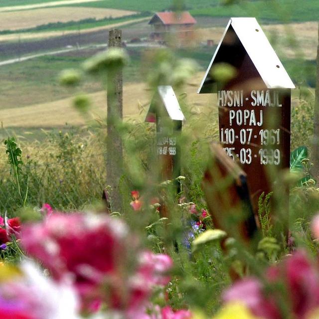 Le cimetière de Belacerka au sud-ouest du Kosovo. [EPA/Keystone - Valdrin Xhemaj]