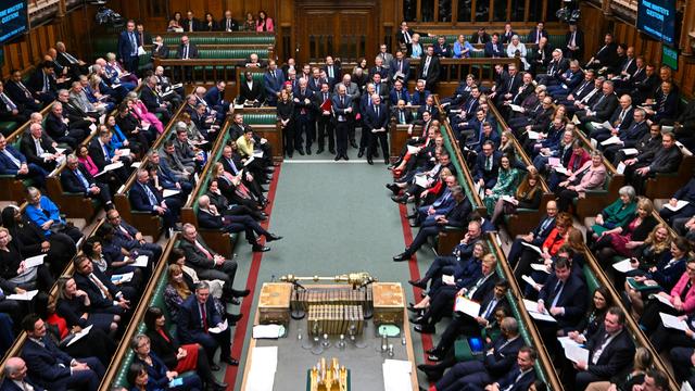 Le Parlement britannique a été officiellement dissous jeudi en vue des législatives du 4 juillet. [Reuters - Parlement britannique/Jessica Taylor]