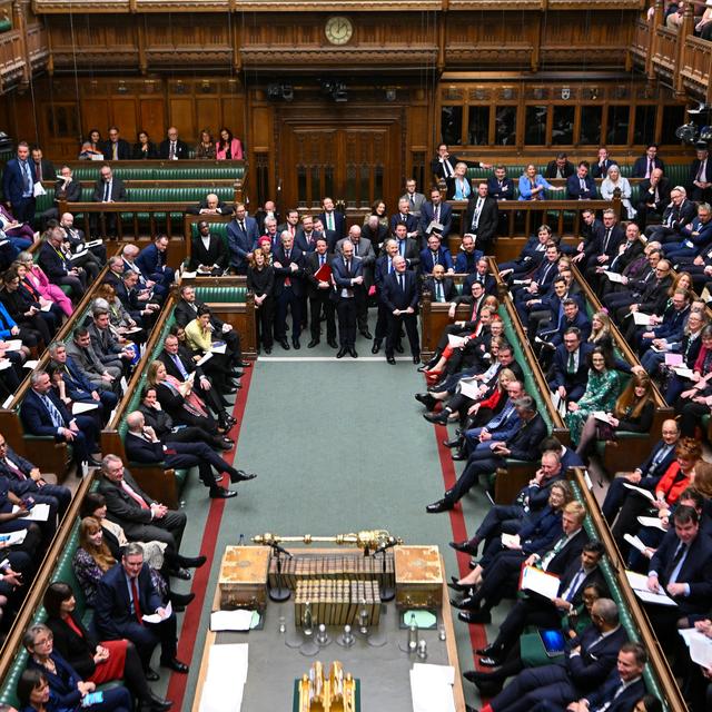 Le Parlement britannique a été officiellement dissous jeudi en vue des législatives du 4 juillet. [Reuters - Parlement britannique/Jessica Taylor]