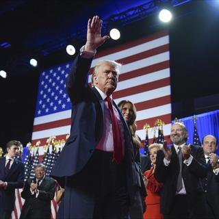 Le candidat républicain Donald Trump a réclamé la victoire. [Keystone/AP Photo - Evan Vucci]