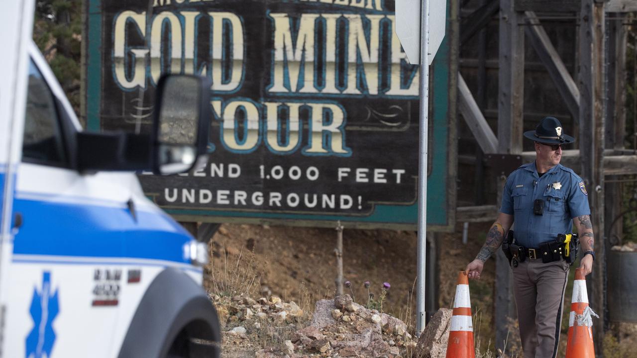 12 touristes sont bloqués à environ 300 mètres de profondeur dans une ancienne mine d'or située dans le Colorado. [KEYSTONE - ARTHUR H. TRICKETT-WILE]