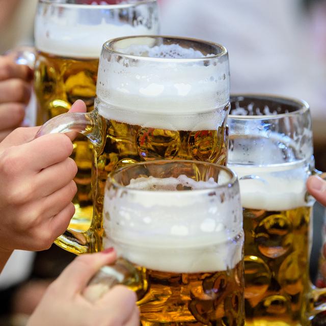 Le marché de la bière est en chute libre en Allemagne. [Keystone - DPA/Matthias Balk]