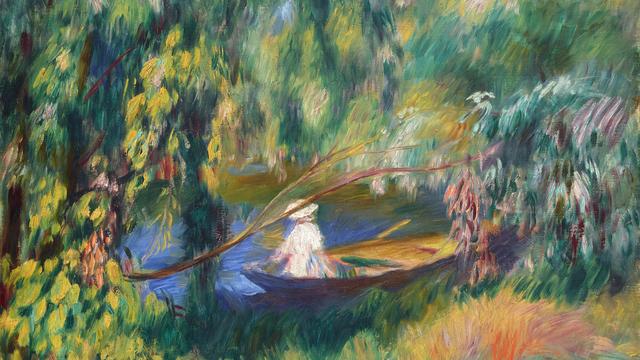 Auguste Renoir, "La barque", vers 1878. [Peter Schälchli - Museum Langmatt, Baden]