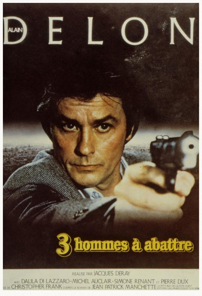 O pôster do filme "Três homens para matar" com Alain Delon. [Photo12 via AFP]