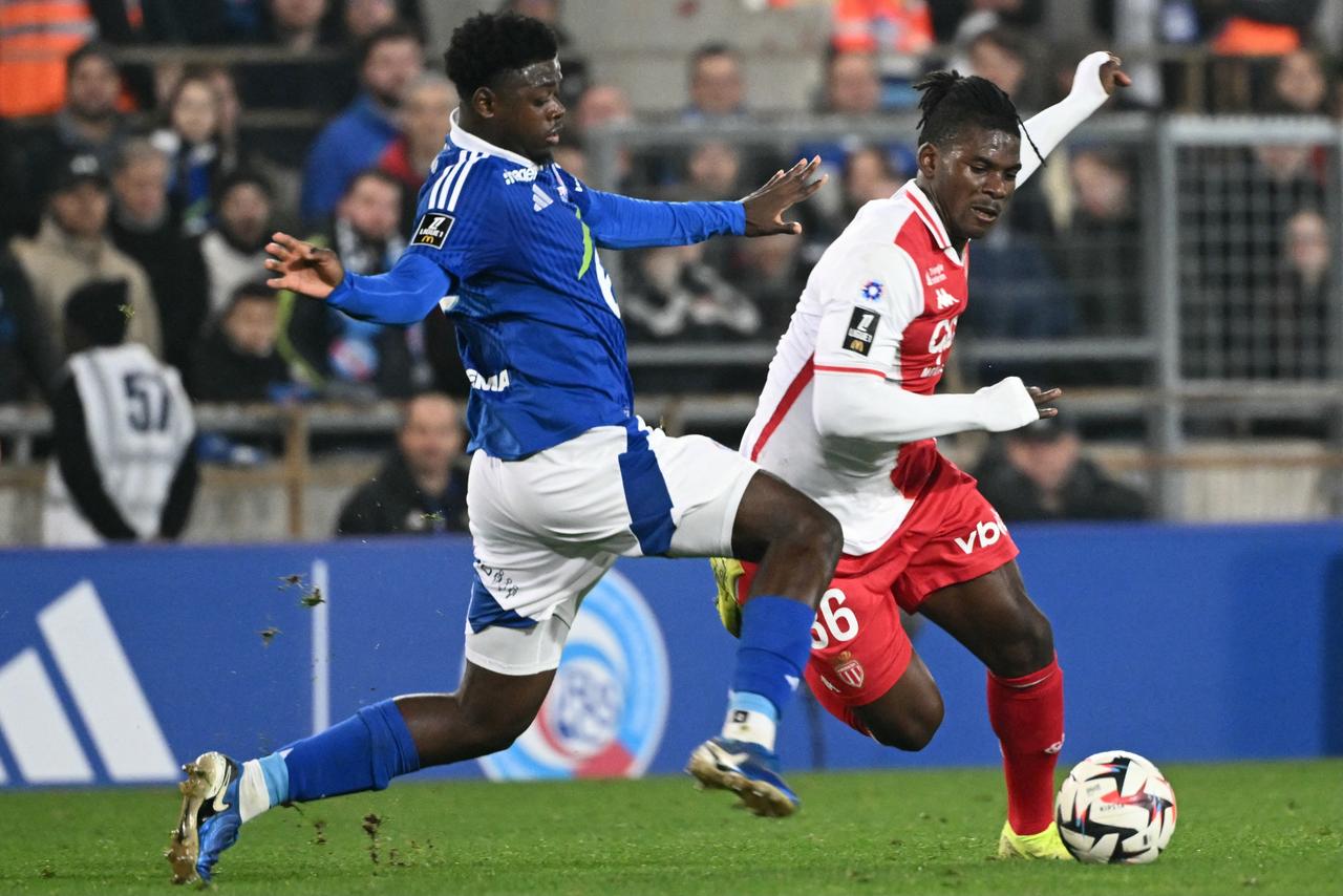 Embolo, ici face à Strasbourg le 9 novembre, peine à trouver le chemin des filets. [AFP - SEBASTIEN BOZON]