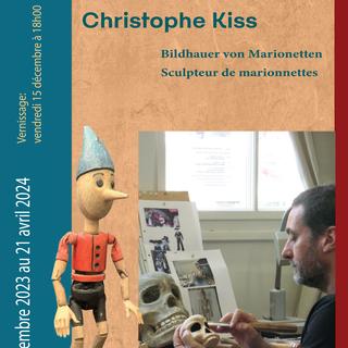 Affiche exposition Christophe Kiss au Musée suisse de la marionnette de Fribourg. [DR]
