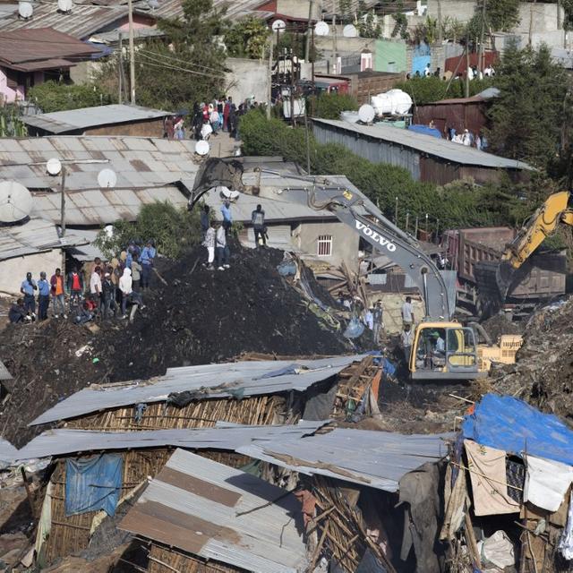 Au moins 55 personnes ont péri lundi dans un glissement de terrain consécutif à de fortes pluies, dans une localité de l'Etat régional d'Ethiopie du Sud (image d'illustration). [AFP - Zacharias Abubeker]