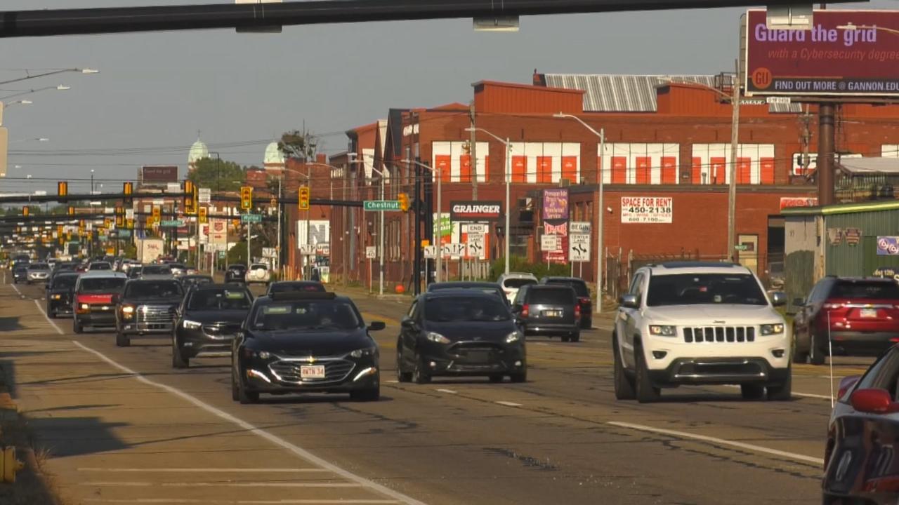 La ville d'Erie, en Pennsylvanie.