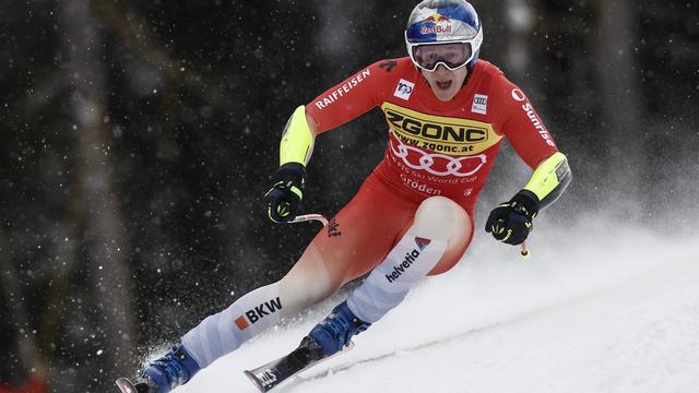 Marco Odermatt lors du Super-G de Val Gardena [AP Photo - Gabriele Facciotti]