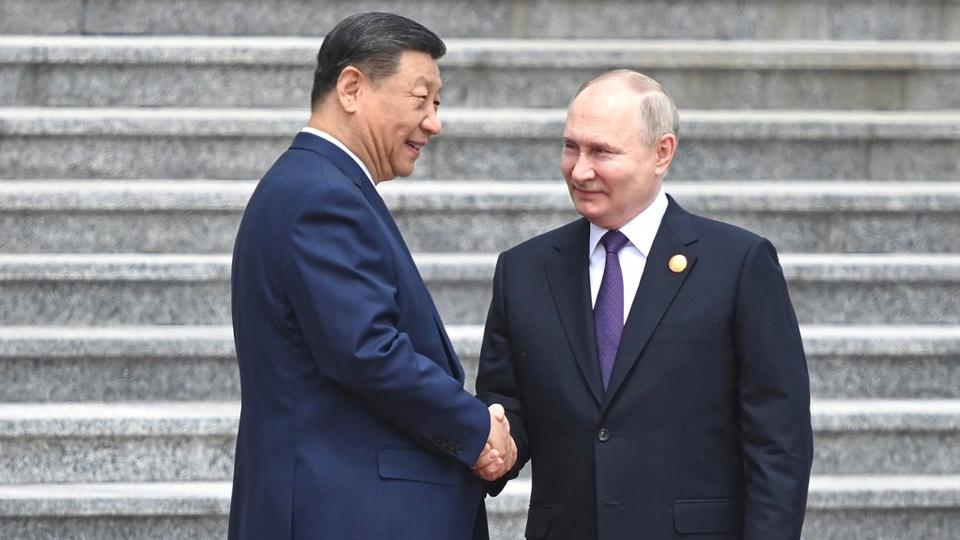 Vladimir Poutine a choisi la Chine pour son premier déplacement à l'étranger depuis sa réelection. [afp]