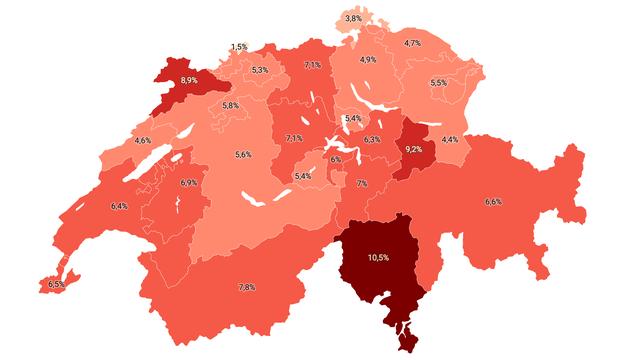 Primes maladie 2025: quelle hausse chez vous? Nos cartes et graphiques [RTS]