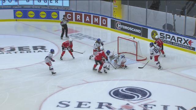 Södertälje (SWE), Suisse - Tchéquie (0-3) : les Suissesses battues par les Tchèques.