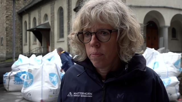 La présidente de la commune de Zermatt, Romy Biner-Hauser. [SRF]