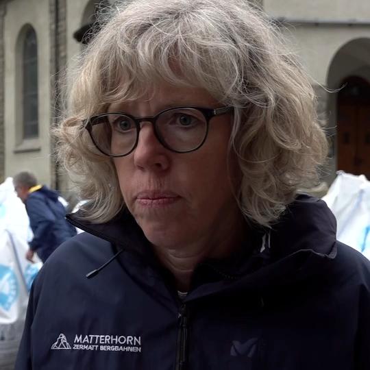 La présidente de la commune de Zermatt, Romy Biner-Hauser. [SRF]