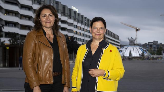 L'élection à la mairie de la Ville de Bienne a débouché dimanche sur un ballottage général. Les deux candidates francophones, la socialiste Glenda Gonzalez Bassi et la PLR Natasha Pittet, seront opposées lors d'un 2e tour le 24 novembre. [KEYSTONE - ANTHONY ANEX]