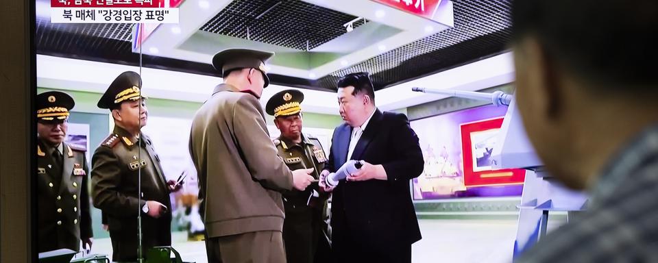 Kim Jong-Un ordonne un "plan d’action militaire immédiat" contre la Corée du Sud. [Keystone - Jeon Heon-Kyun]